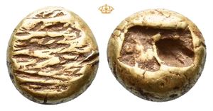 IONIA, uncertain mint. Circa 650-600 BC. EL hekte (1/6 stater), Milesian standard (2,39 g).