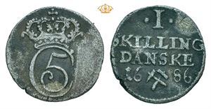 1 skilling 1686 S.39