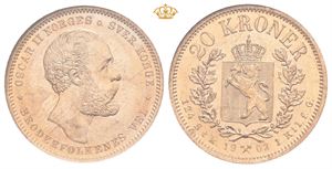 20 kroner 1902 Gull.  NGC MS64.