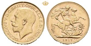 George V, sovereign 1917 P