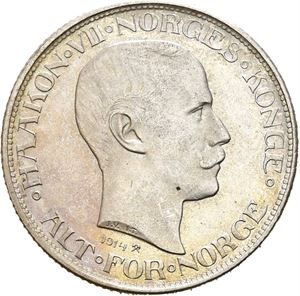 Haakon VII. 50 øre 1914