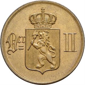OSCAR II 1872-1905, KONGSBERG, 5 øre 1878