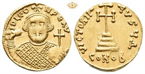 Leontius. AD 695-698. AV solidus (4,25 g).