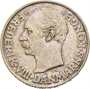 Frederik VIII, 2 francs/40 cents 1907