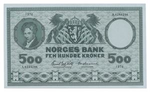 500 kroner 1976. A6244246