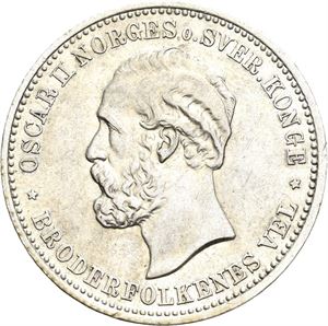 2 kroner 1885