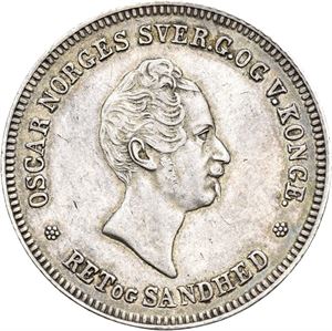 OSCAR I 1844-1859 1/2 speciedaler 1846