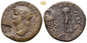 GALLIA LUGDUNENSIS. Æ dupondius (11,57 g).