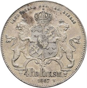 4 Riksdaler Riksmynt 1867