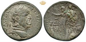 JUDAEA, Herodians. Agrippa II, with Vespasian. Circa AD 50-100. Æ (29 mm, 17,30 g).
