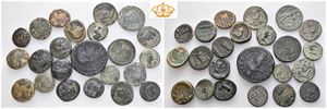 Mixed lot of 23 Greek, Roman provincial and Roman imperial bronze coins