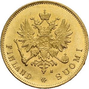Alexander III, 10 markkaa 1882