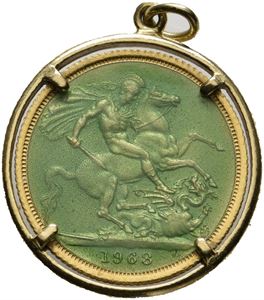 Sovereign 1968 anhengt og emaljert