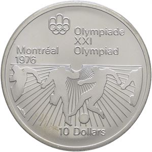 10 Dollars 1976 OL Montreal - Soccer