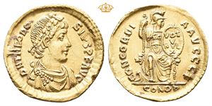 Theodosius I, AD 379-395. AV solidus (4,44 g)