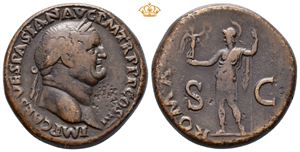 Vespasian. AD 69-79. Æ sestertius (25,58 g).