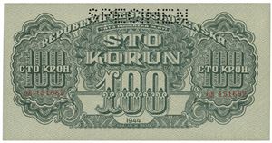 Czechoslovakia 100 korun