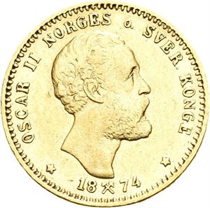 10 kroner/2 1/2 species 1874