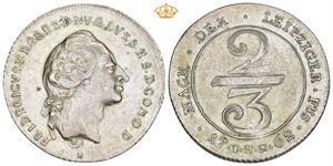 2/3 Taler 1762, Bauert