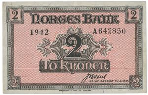 2 kroner 1942 A 642850.