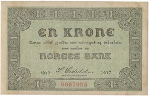 1 krone 1917. 0067995