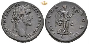 Antoninus Pius, AD 138-161. Æ sestertius (26,60 g)