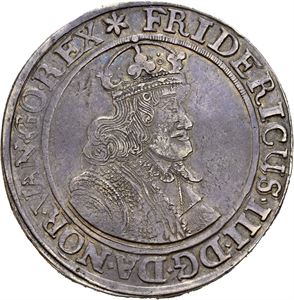 FREDERIK III 1648-1670, CHRISTIANIA, Speciedaler 1651. S.7