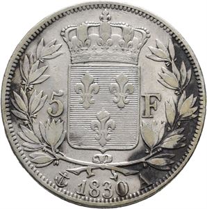 5 francs 1930 A (Paris). Avsetninger/deposits