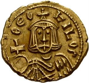 Theophilus 829-842, solidus, Syrakus (3,80 g). Byste av Theophilus/Byste av Theophilus