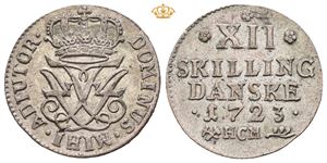 12 skilling 1723. S.7