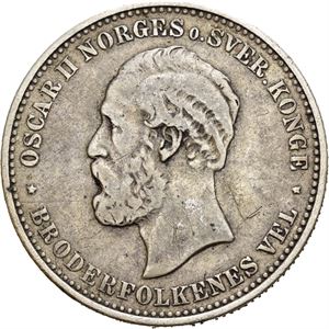 Oscar II. 2 kroner 1892