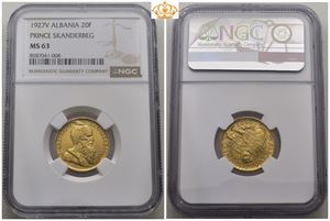 20 Franga Ari 1927 V