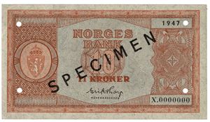 10 kroner 1947. X0000000. SSS.