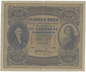 100 kroner 1944 C
