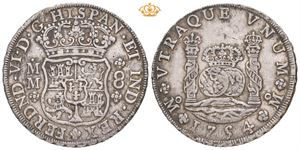 Ferdinand VI, 8 reales 1754. MM