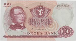 100 kroner 1973. W9232888.