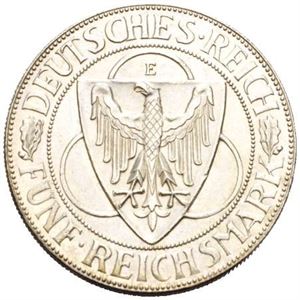 5 reichsmark 1930 E. Rheinlandräumung