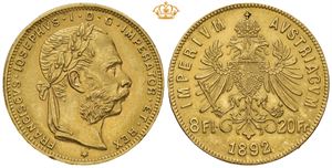 8 Florin / Francs 1892
