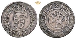 8 skilling 1661. R. S.53
