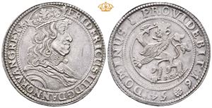 2 speciedaler 1654. RRR. Liten ripe på advers/minor scratch on obverse. S.4