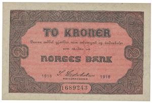 2 kroner 1918. 1689243.