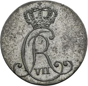 CHRISTIAN VII 1766-1808. KONGSBERG. 2 skilling 1800. S.14