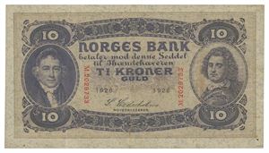 10 kroner 1926. M2029733
