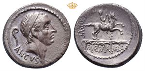 L. Marcius Philippus, 57 BC. AR denarius (3,77 g)