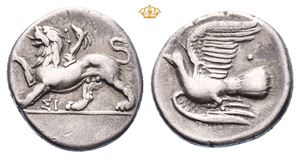 SIKYONIA, Sikyon. Circa 330/20-280 BC. AR hemidrachm (2,75 g)