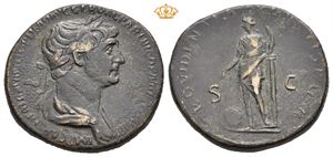 Trajan, AD 98-117. Æ sestertius (22,63 g)