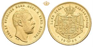 Dukat 1868. Stockholm. (3,49 g)