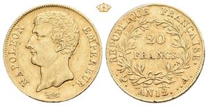 20 francs år 12 A (1803-04)