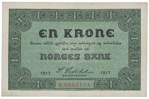 1 krone 1917. D.6663474