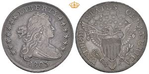 Dollar 1803, Draped Bust